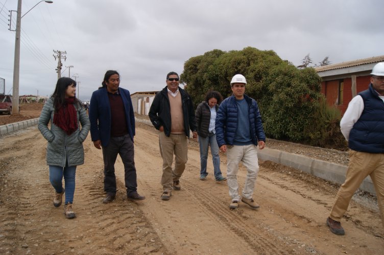 CORE acelera proceso de término del proyecto de Alcantarillado y Urbanización en Huentelauquén Norte