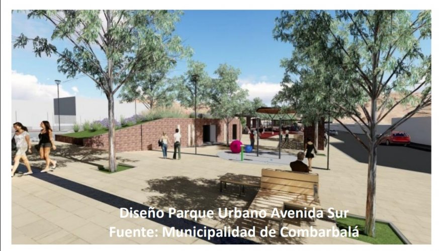 Aprueban recursos para remodelar el Parque Urbano Avenida Sur de la comuna de Combarbalá