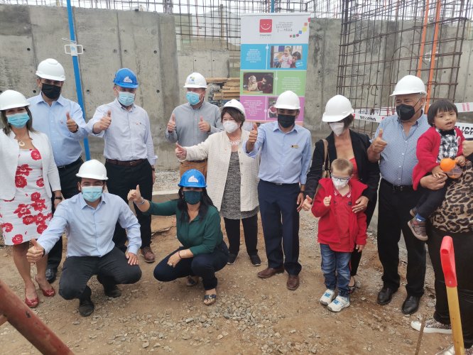 Avanza construcción del Centro de Estimulación Temprana para niños y niñas con Síndrome de Down en La Serena