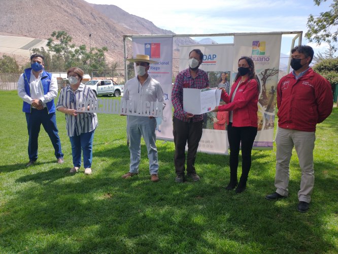 Gobierno entrega inédita bonificación mediante convenio CNR – GORE Coquimbo en beneficio de Comunidad Agrícola Estero Derecho