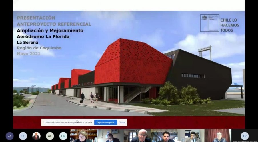 Presentan al CORE anteproyecto del aeródromo de La Serena Presentan al CORE anteproyecto del aeródromo de La Serena