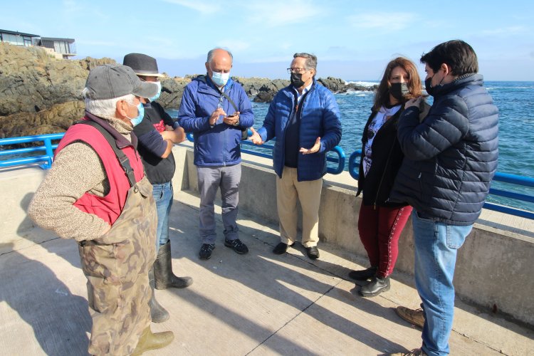 Proyectan pronta entrega de la nueva caleta de Puerto Manso en Canela Proyectan pronta entrega de la nueva caleta de Puerto Manso en Canela