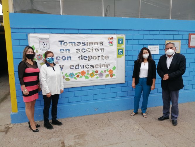 Consejeros Regionales conocen avance en obras de 4 colegios del Servicio Local Puerto Cordillera de Coquimbo