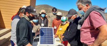 Vecinos de Peral Ojo de Agua cuentan con nuevo sistema fotovoltaico para su sede social