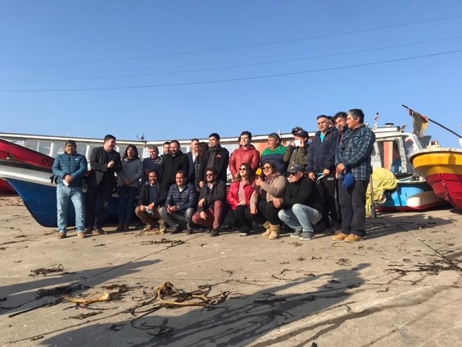 Pescadores de Caleta Las Conchas celebraron nuevo convenio de programación para mejoramiento de caletas artesanales