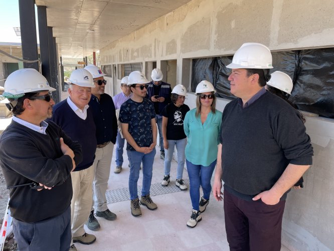 Construcción de Escuela de Barraza en Ovalle alcanza un 66% y se prevé su finalización en marzo del 2023