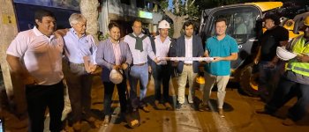 En Illapel se inicia la construcción de lo que será la remozada Avenida Ignacio Silva