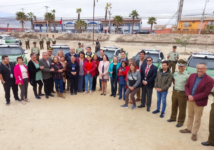 Gobierno Regional entrega 11 radiopatrullas a Carabineros para reforzar la seguridad en la región