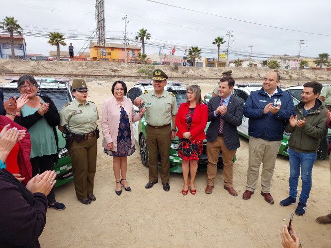 Gobierno Regional entrega 11 radiopatrullas a Carabineros para reforzar la seguridad en la región