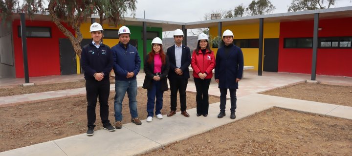 Reactivan tramo final de la reposición de la Escuela San Antonio de la Villa de Barraza en Ovalle